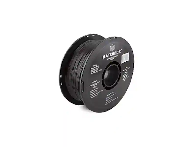 HATCHBOX 1.75mm Black PLA 3D Printer Filament